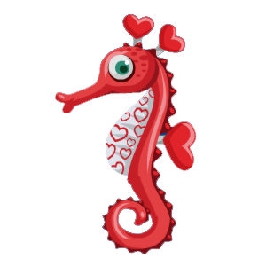 Loveheart Seahorse